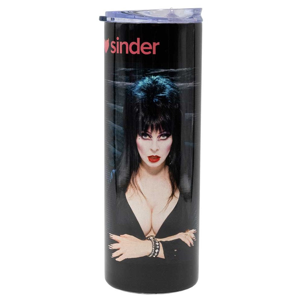 Elvira Sinder Blue Skinny Tumbler