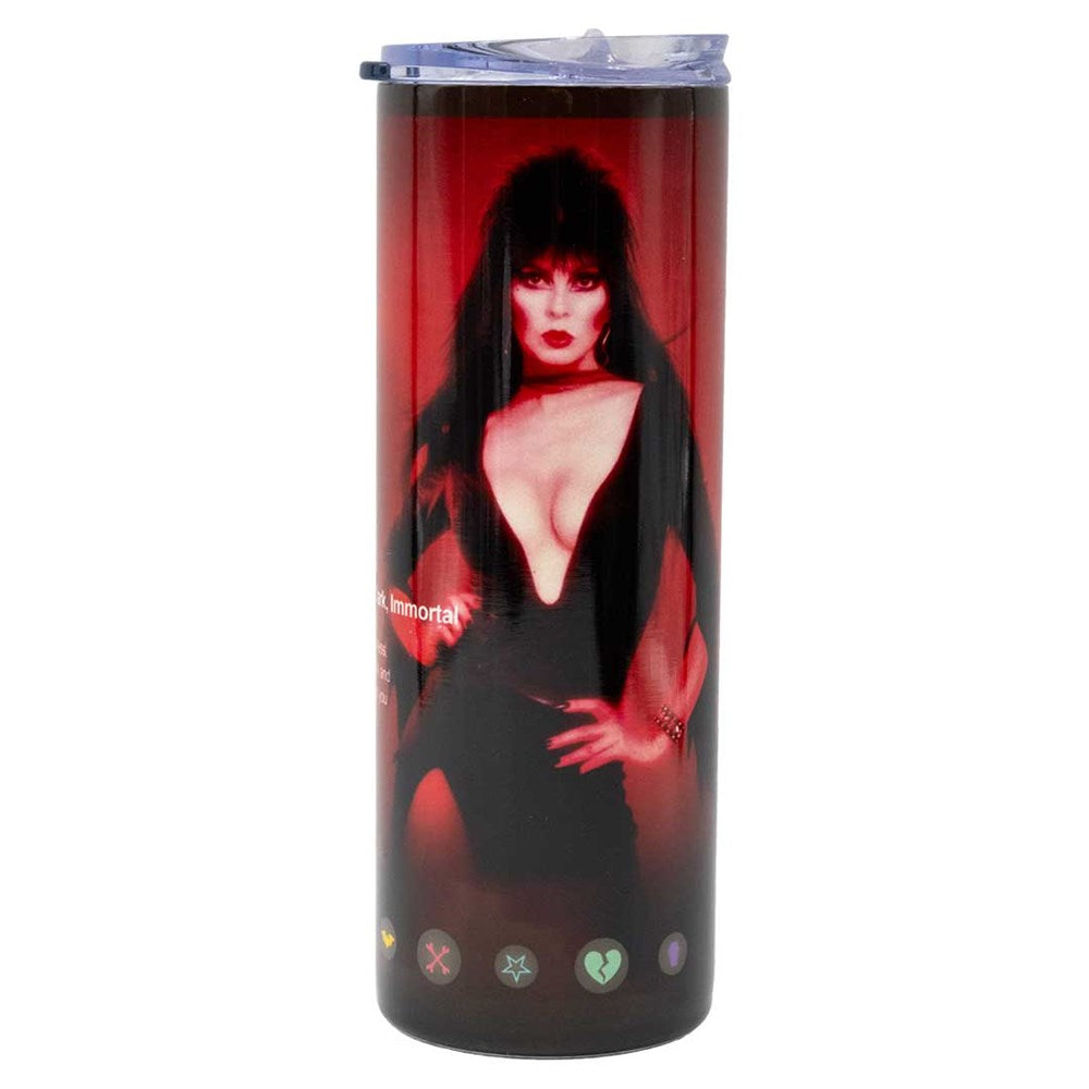 Elvira Sinder Red Skinny Tumbler