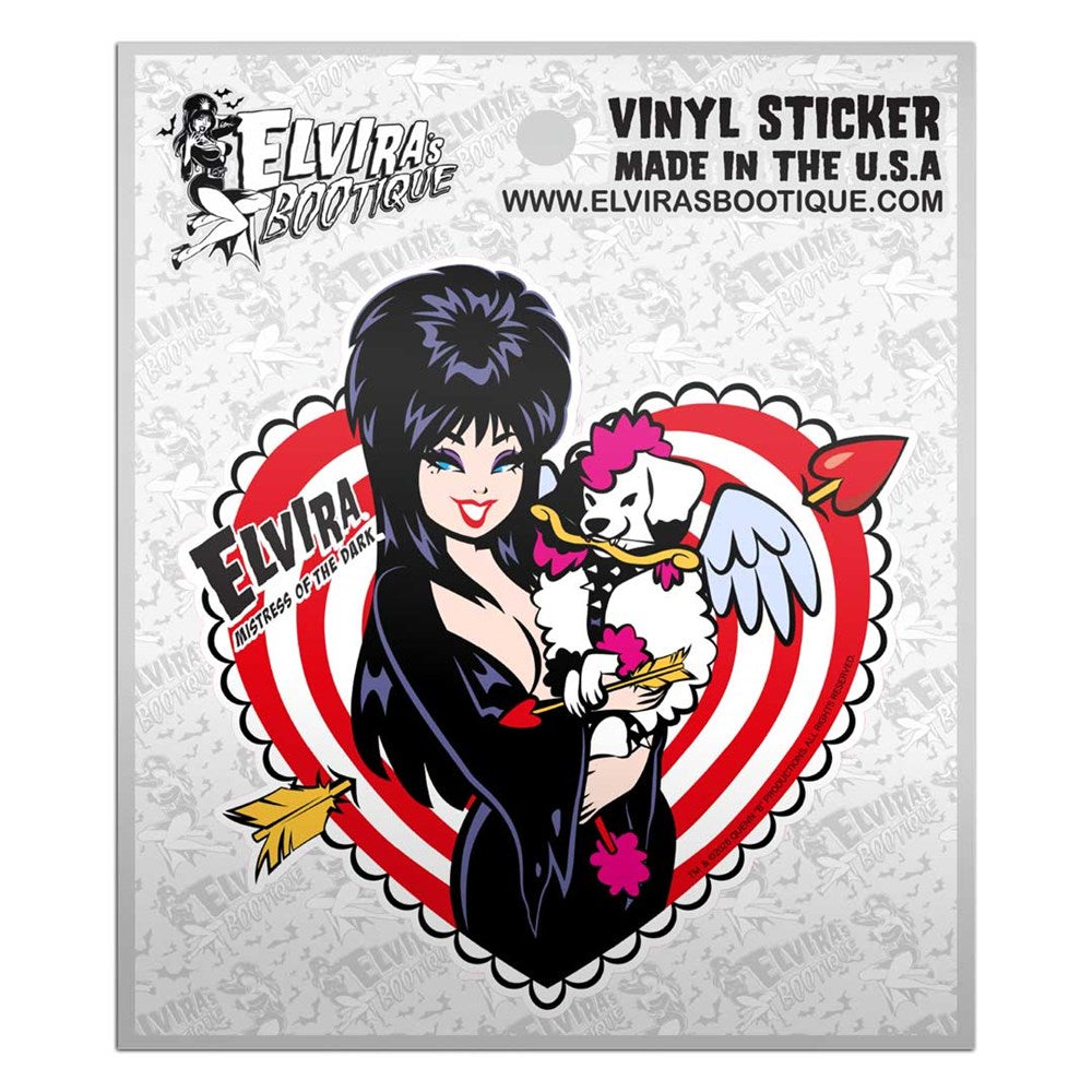 Elvira Viva Gonk Cupid Sticker