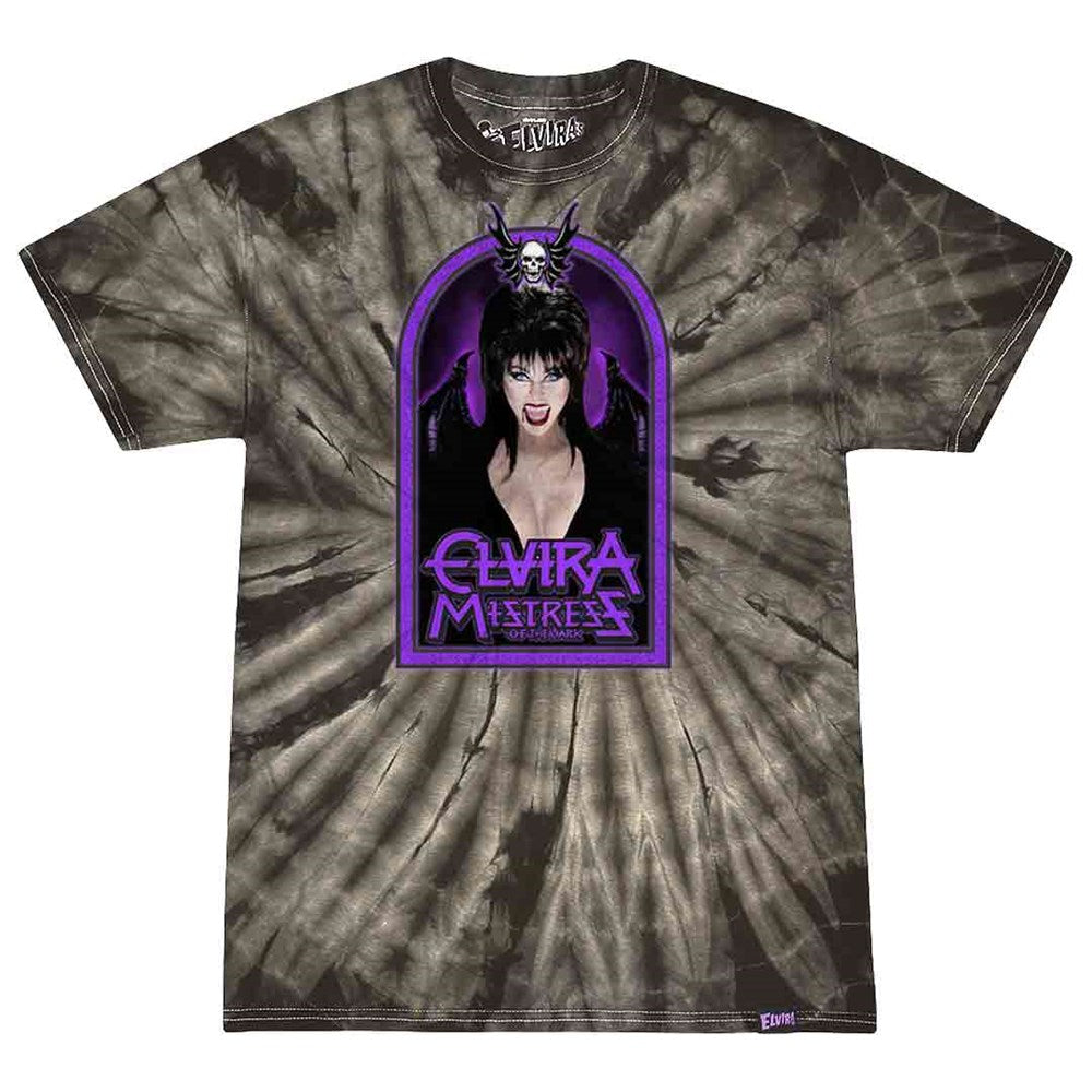 Elvira Princess Of Darkness Black Tie Dye T-shirt