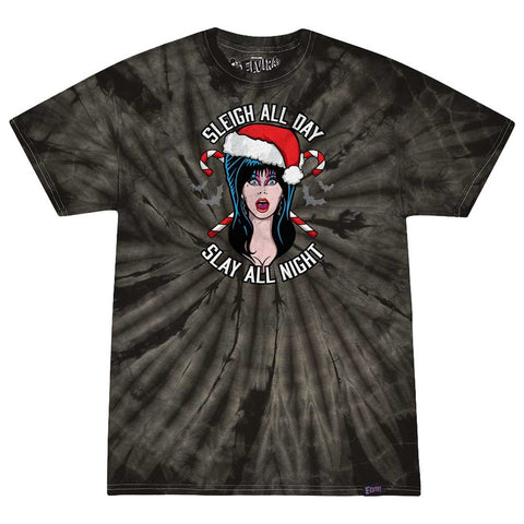 Elvira Sleigh All Day Tie Dye Black T-shirt