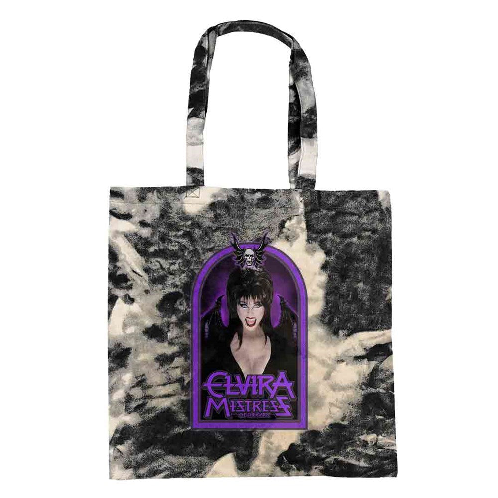 Elvira Princess Of Darkness Tie Dye Tote Bag