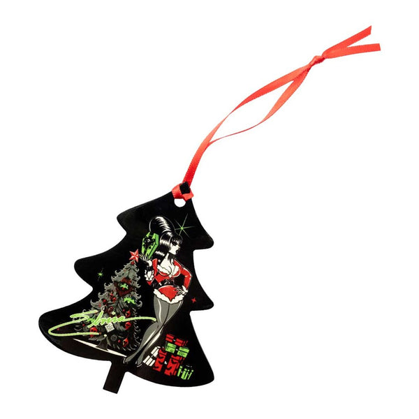 Elvira Retro Xmas Tree Tree Ornament
