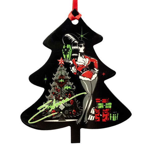 Elvira Retro Xmas Tree Tree Ornament