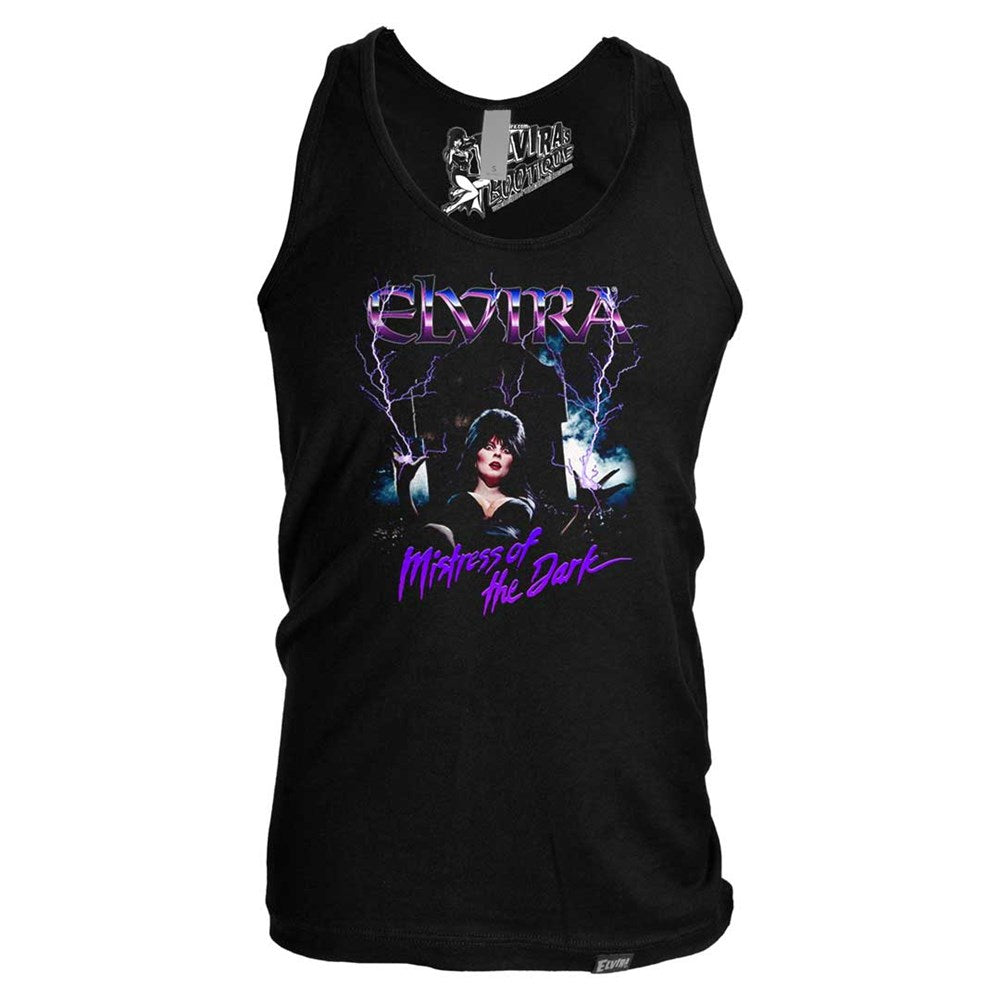 Elvira Electric Grave Mens Black Tank