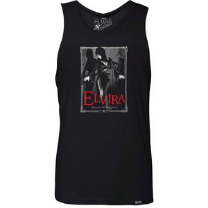 Elvira Nosferatu Mens Black Tank