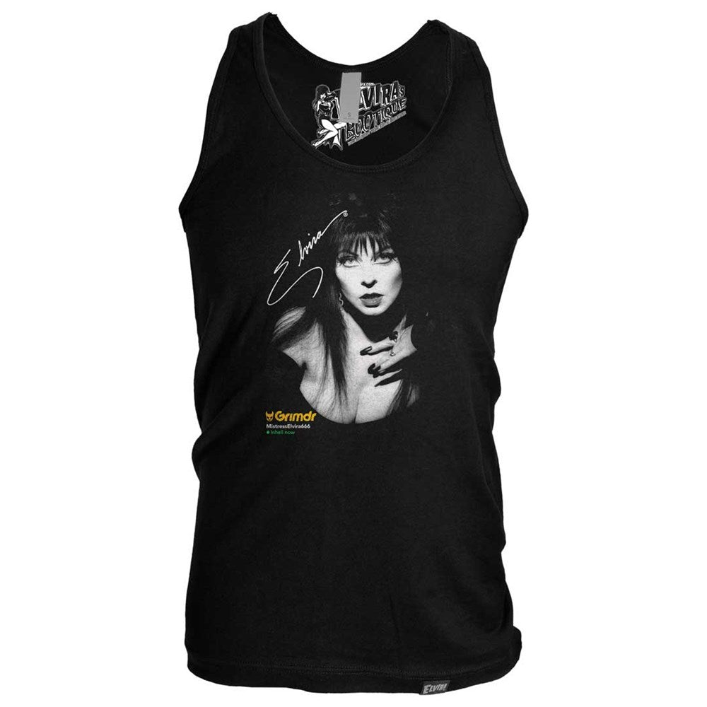 Elvira Grimdr Noir Men's Black Tank