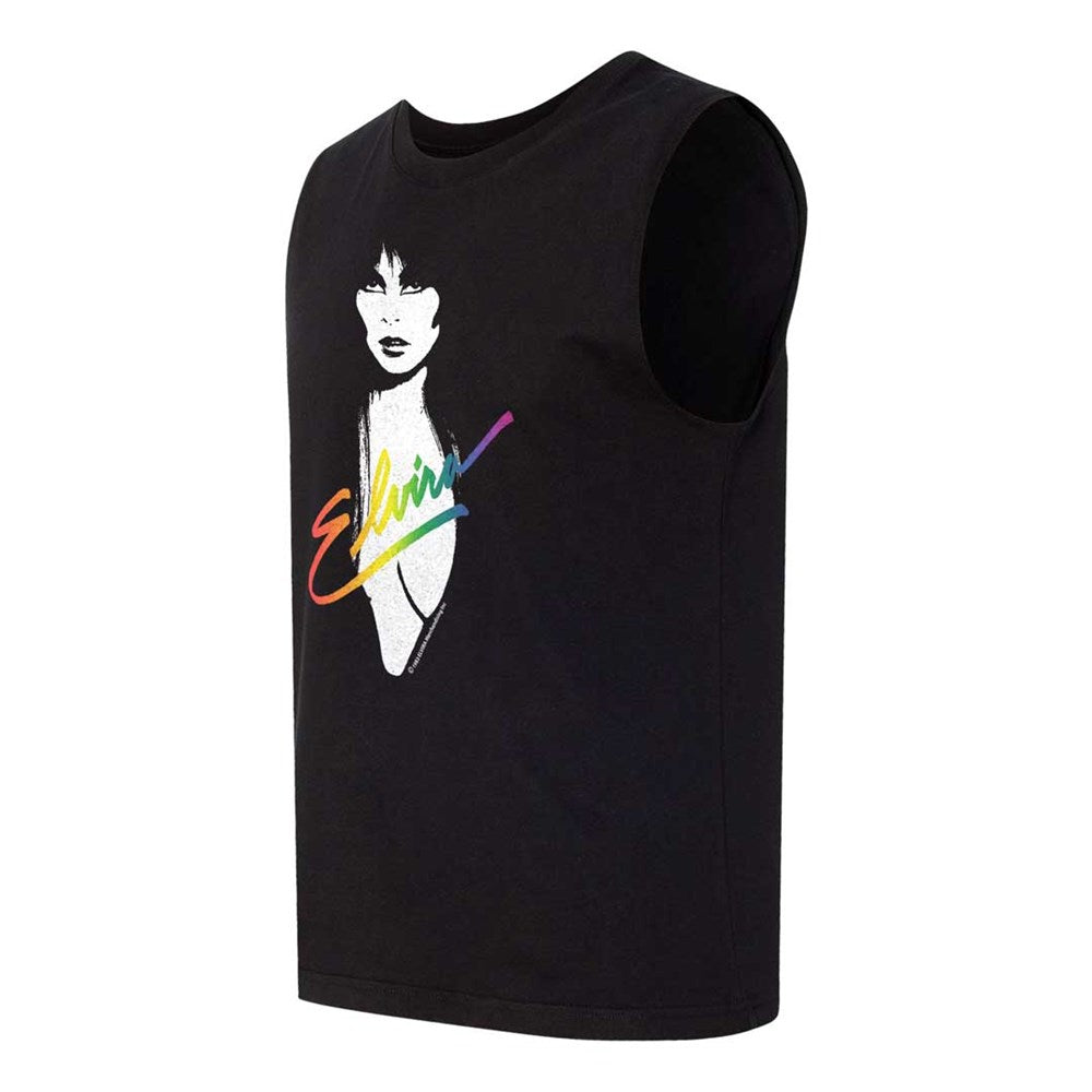 Elvira 1983 Rainbow Men's Muscle Tank