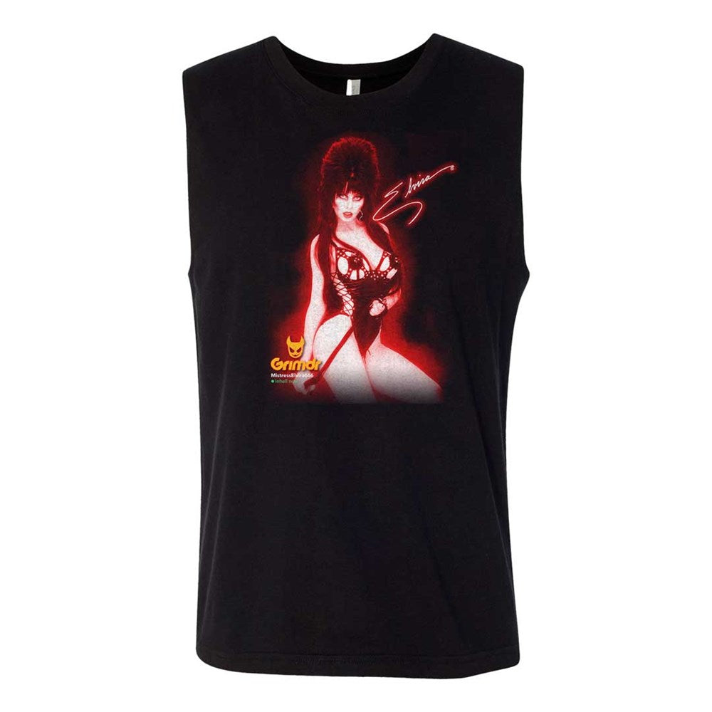 Elvira Grimdr Red Men's Muscle Tank