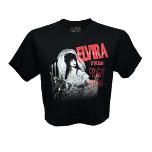 Elvira Fright Wedding Crop Tee