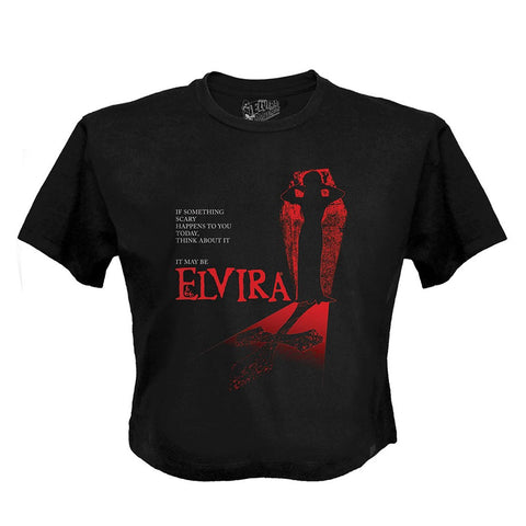 Elvira Omen Crop Tee