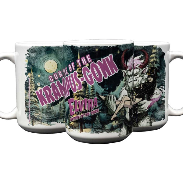 Elvira Krampus Gonk 15 oz Mug