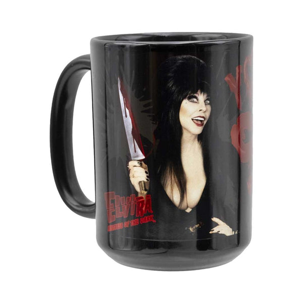 Elvira Slay Me 15oz Black Mug