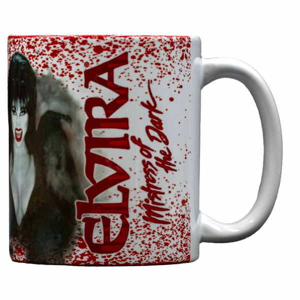 Elvira Got Blood Vamp White Mug