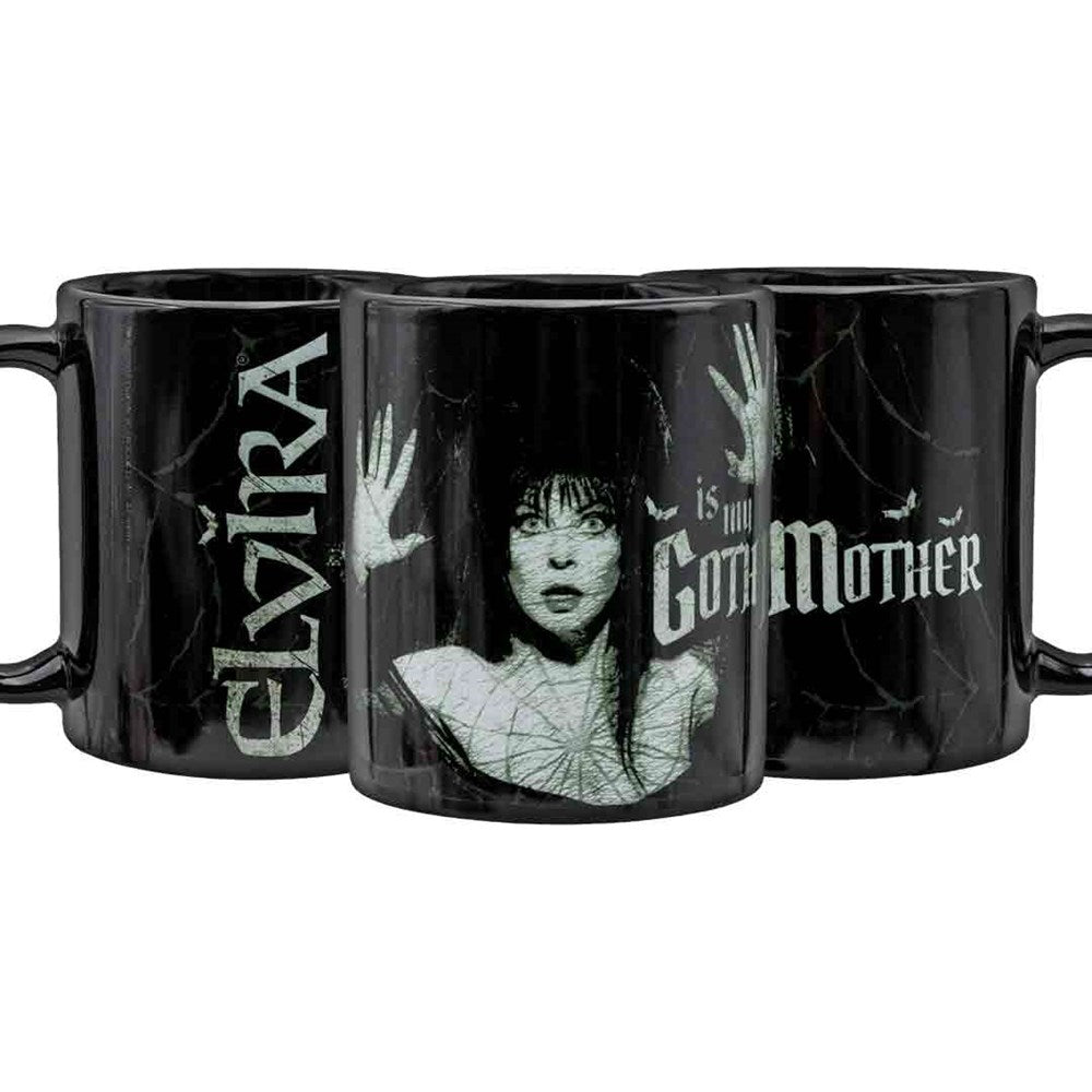 Elvira Is My Gothmother 11oz Black Mug