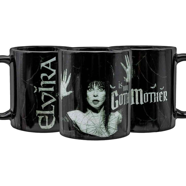 Elvira Is My Gothmother 11oz Black Mug