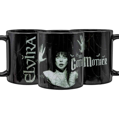 Elvira Is My Gothmother 11oz Black Mug