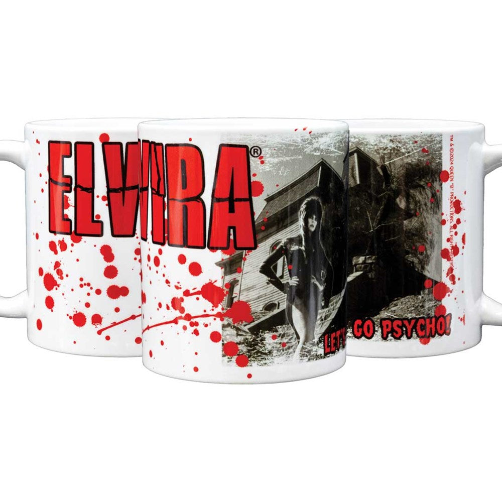 Elvira Psycho House White Mug