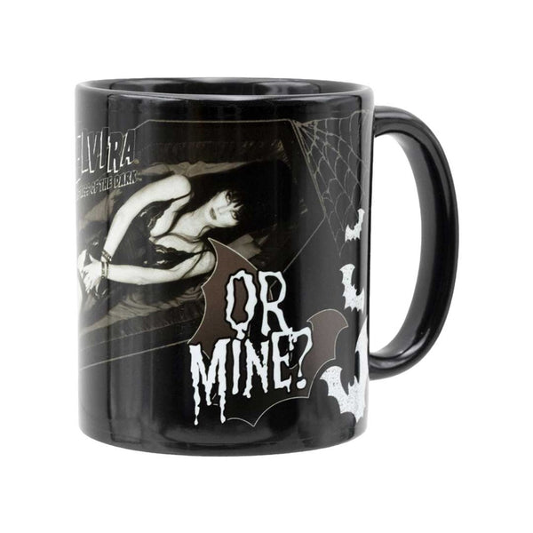 Elvira Your Coffin Or Mine 11oz Black Mug