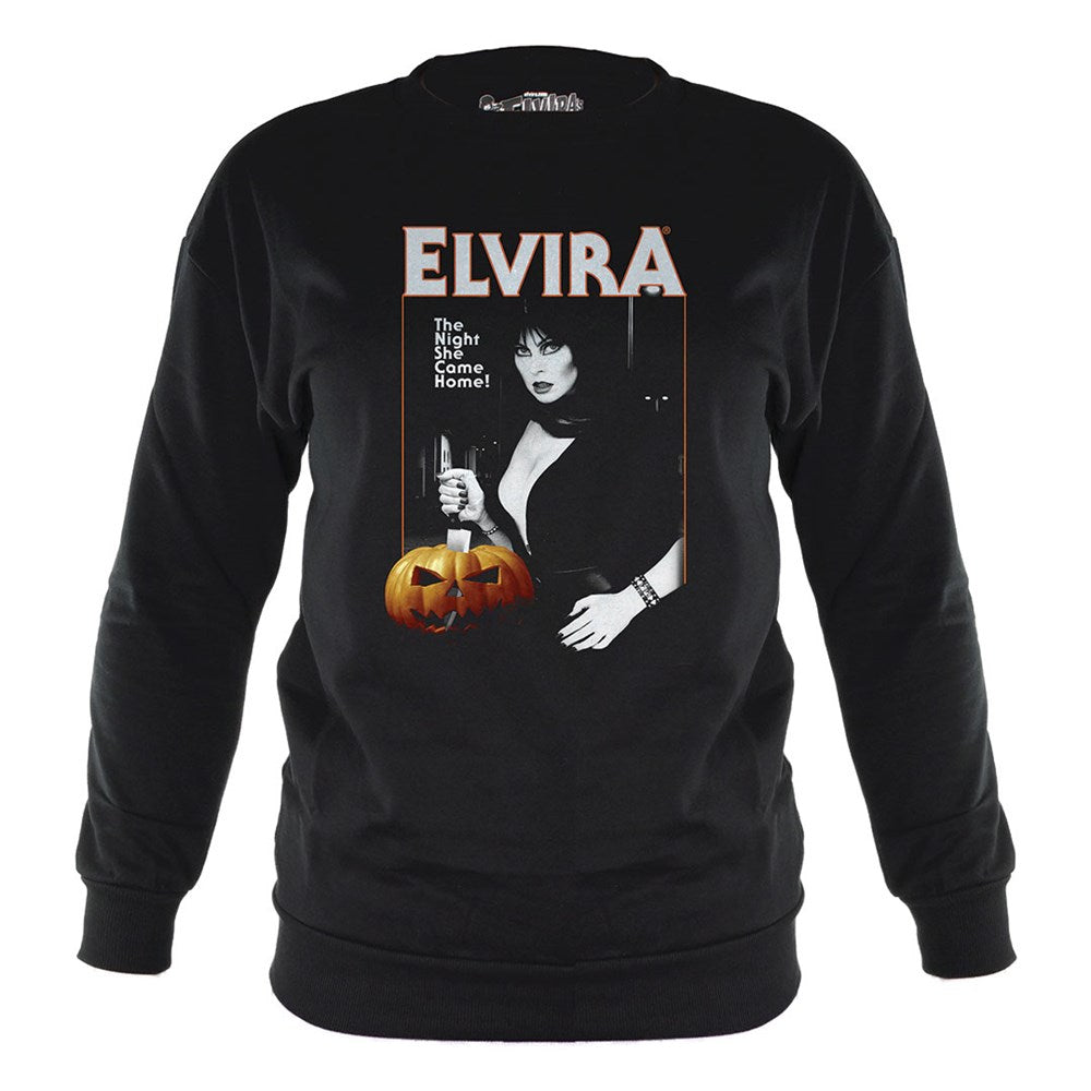 Elvira Haddonfield Halloween Womens Pullover Sweater Top