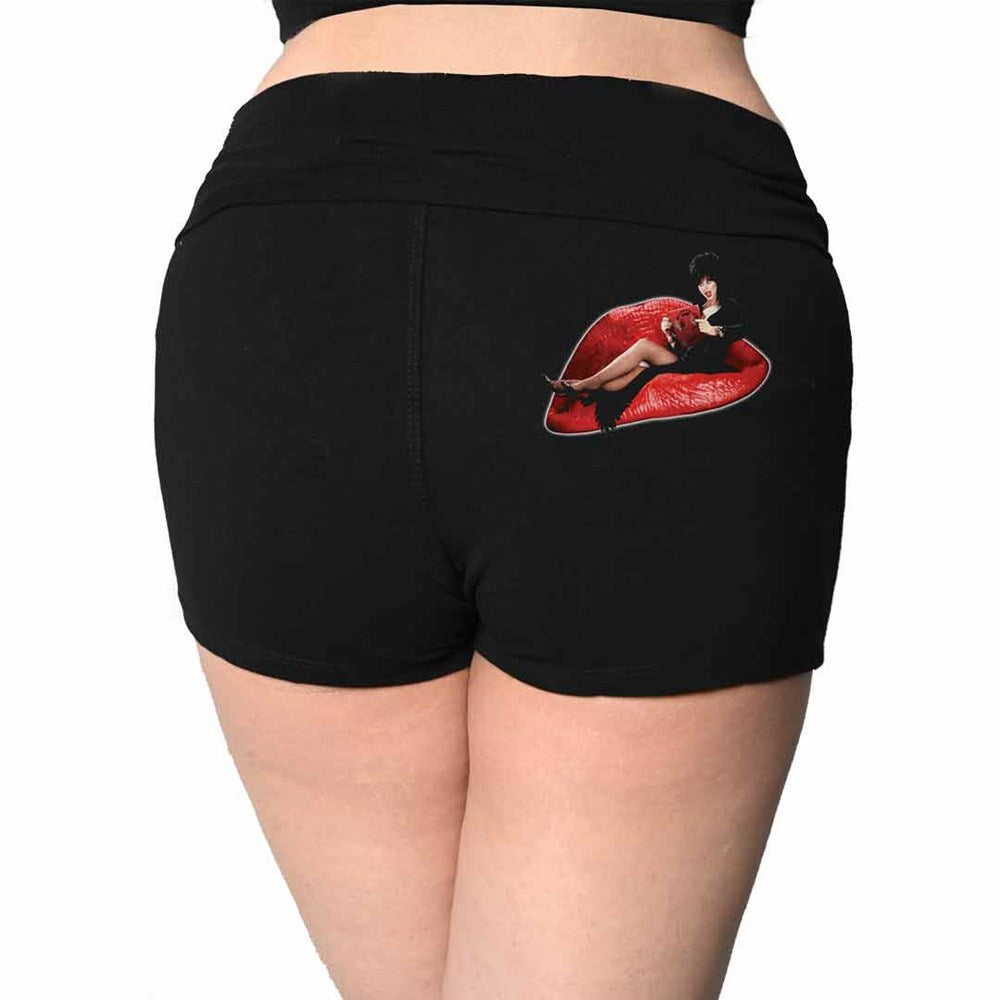 Elvira Rocky Mistress Of The Dark Yoga Shorts