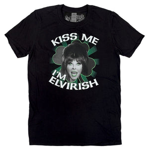 Elvira Kiss Me Mens Black Tshirt