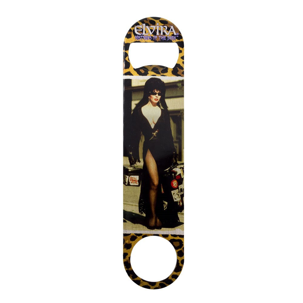 Elvira Leopard Luggage Bottle Opener