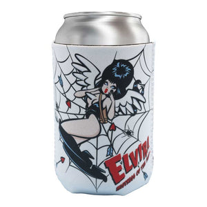 Elvira Cupid Web Viva 12oz Can Cooler