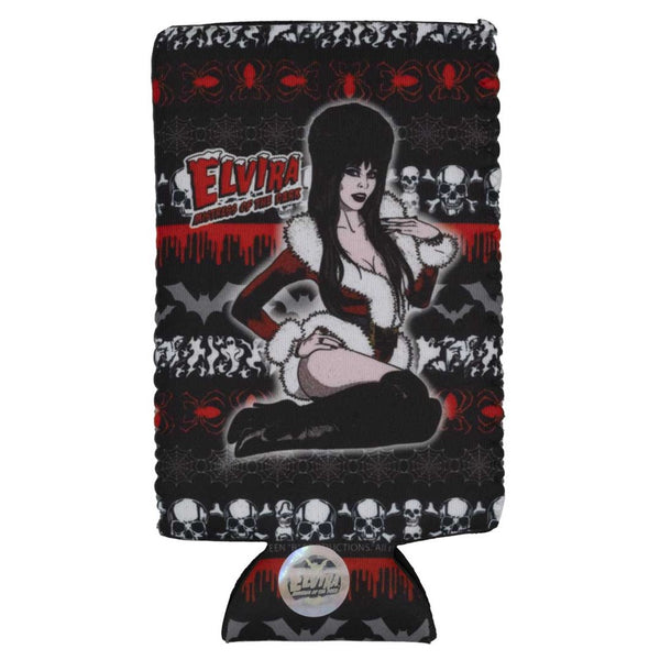 Elvira Dark Xmas Slim Can Cooler