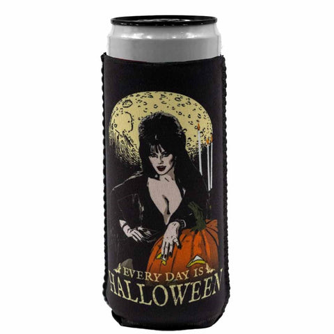 Elvira Every Day Is Halloween Slim Can Cooler