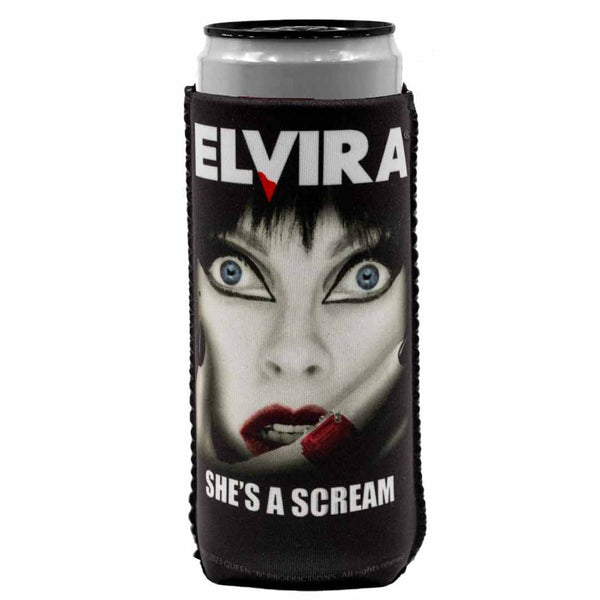Elvira Shes A Scream Slim Can Cooler