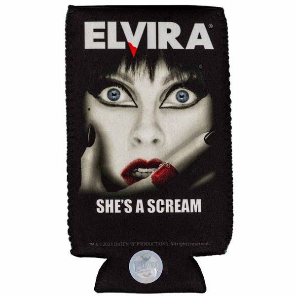 Elvira Shes A Scream Slim Can Cooler