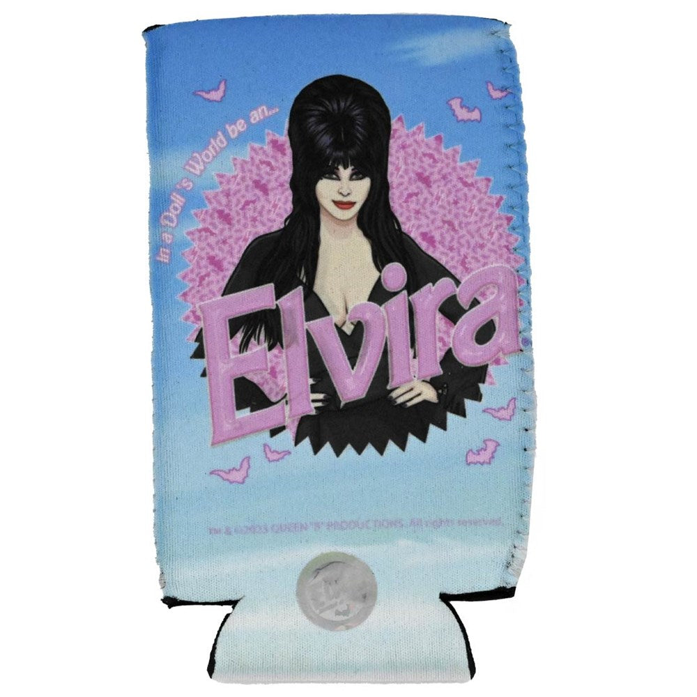 Elvira World Pink Slim Can Cooler