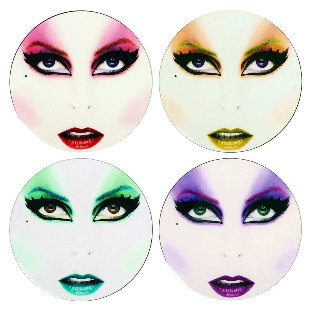 Elvira Faces Coaster Set