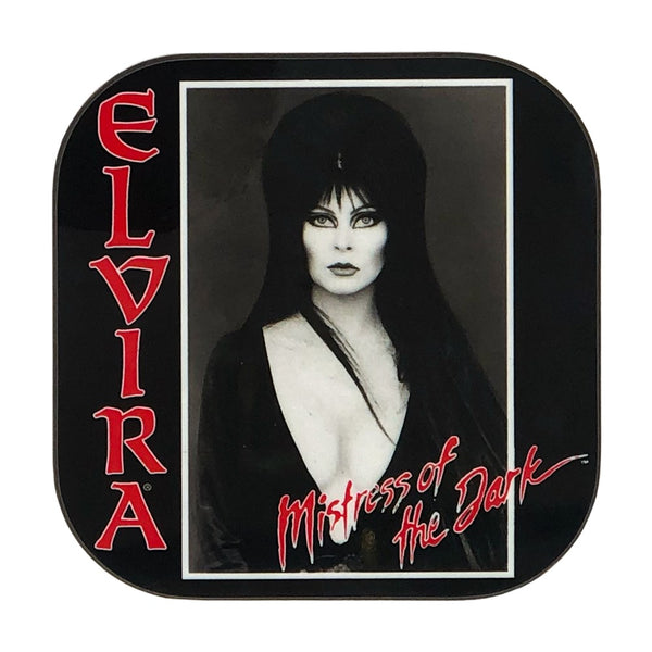 Elvira Noir Square Coaster Set