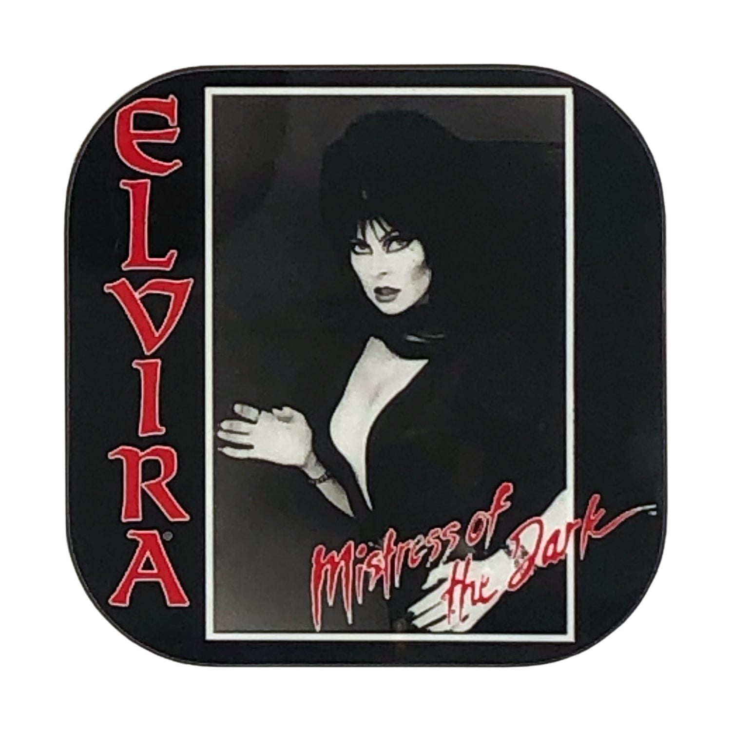 Elvira Noir Square Coaster Set