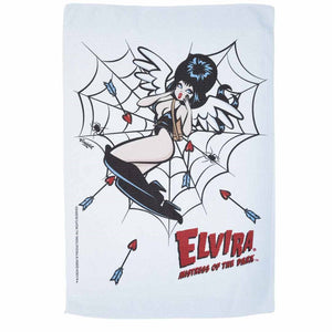 Elvira Cupid Web Viva Dish Towel