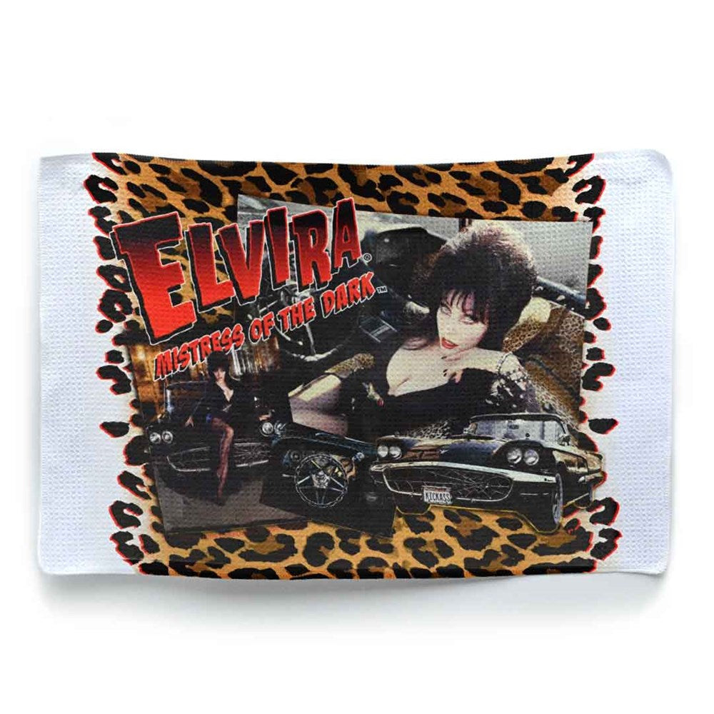 Elvira Macabre Mobile Leo Dish Towel