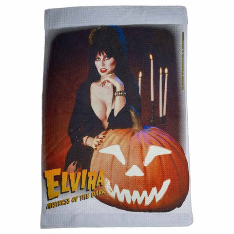 Elvira Pumpkin Face Dish Towel
