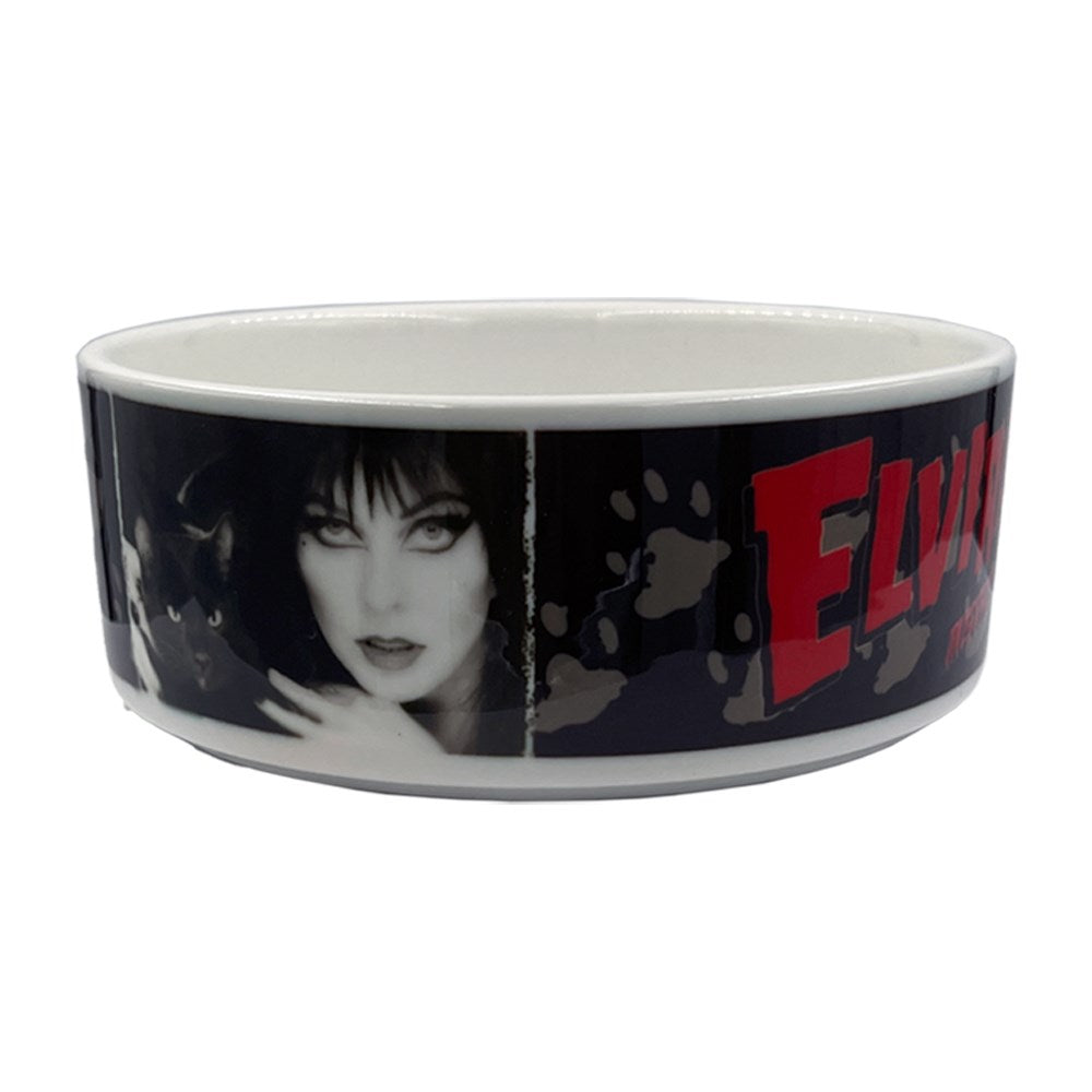 Elvira Black Cat Medium Pet Bowl
