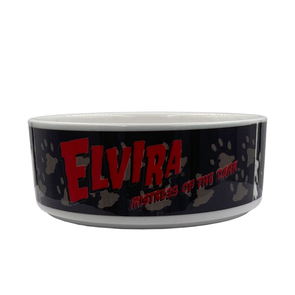 Elvira Black Cat Medium Pet Bowl