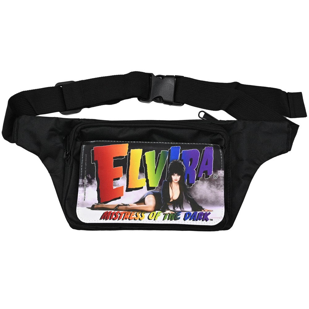 Elvira Waist Bag Rainbow Logo Lay Down