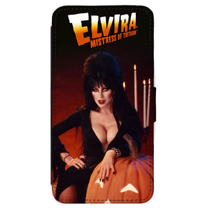 Elvira Pumpkin Iphone Flip wallet Case