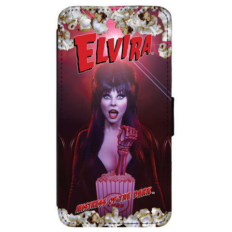 Elvira Pop Popcorn Samsung Flip Wallet Phone Case