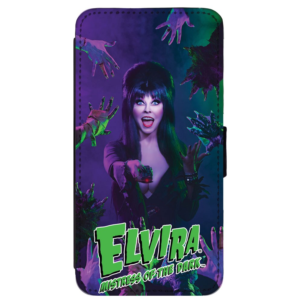 Elvira Monster Remote Iphone Flip wallet Case