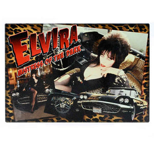 Elvira Macabre Mobile Leo Glass Chopping Board