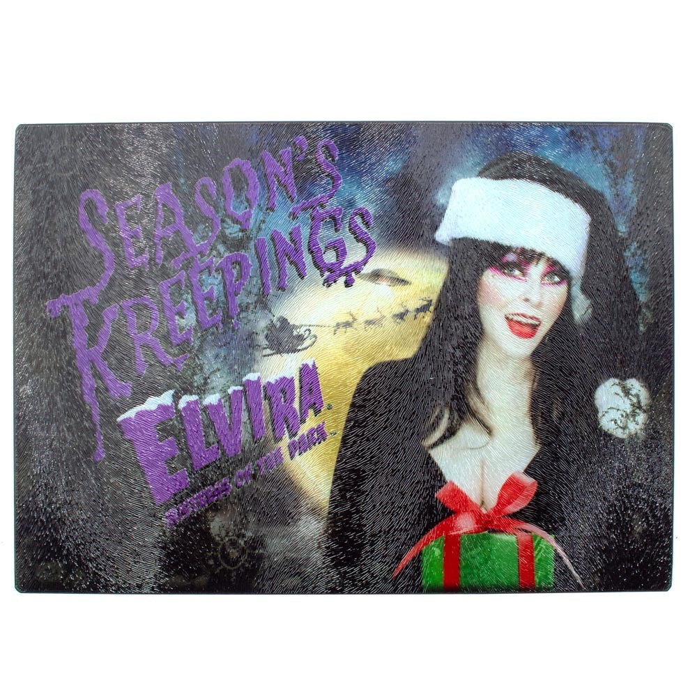 Elvira Season's Kreeping's Glass Cutting Board