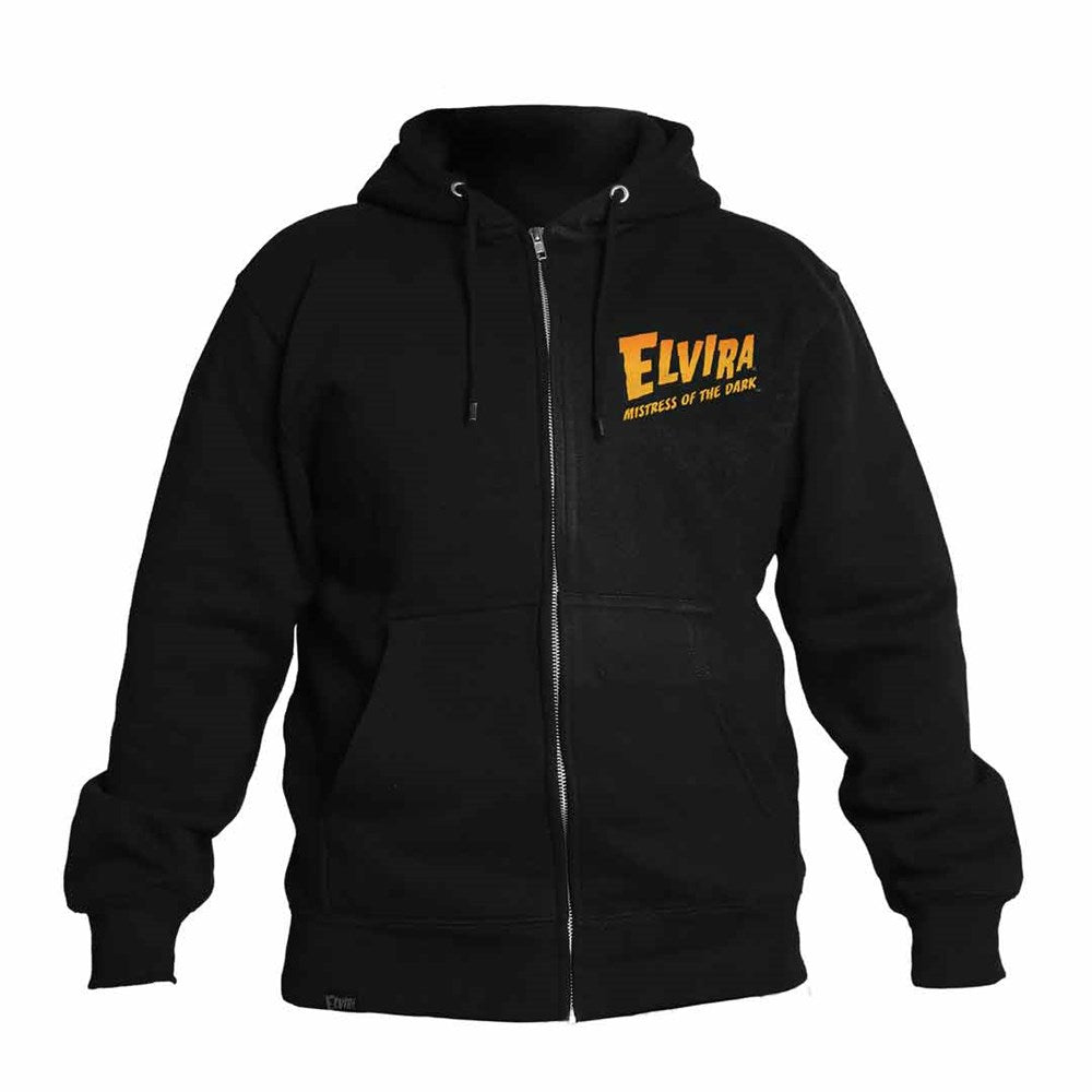 Elvira Pumpkin Face Mens Hoodie
