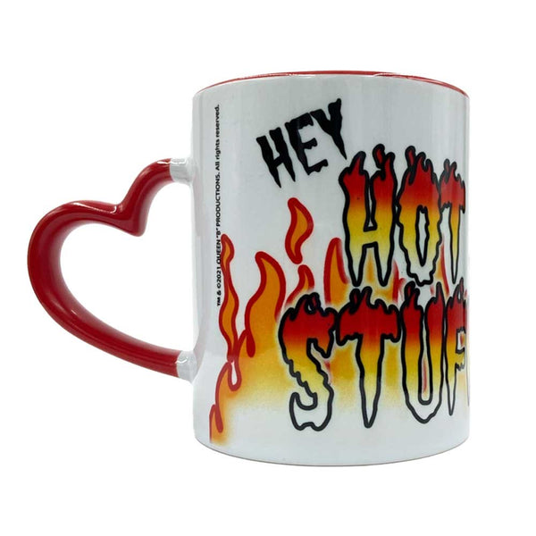 Elvira Hot Stuff Heart Handle Mug