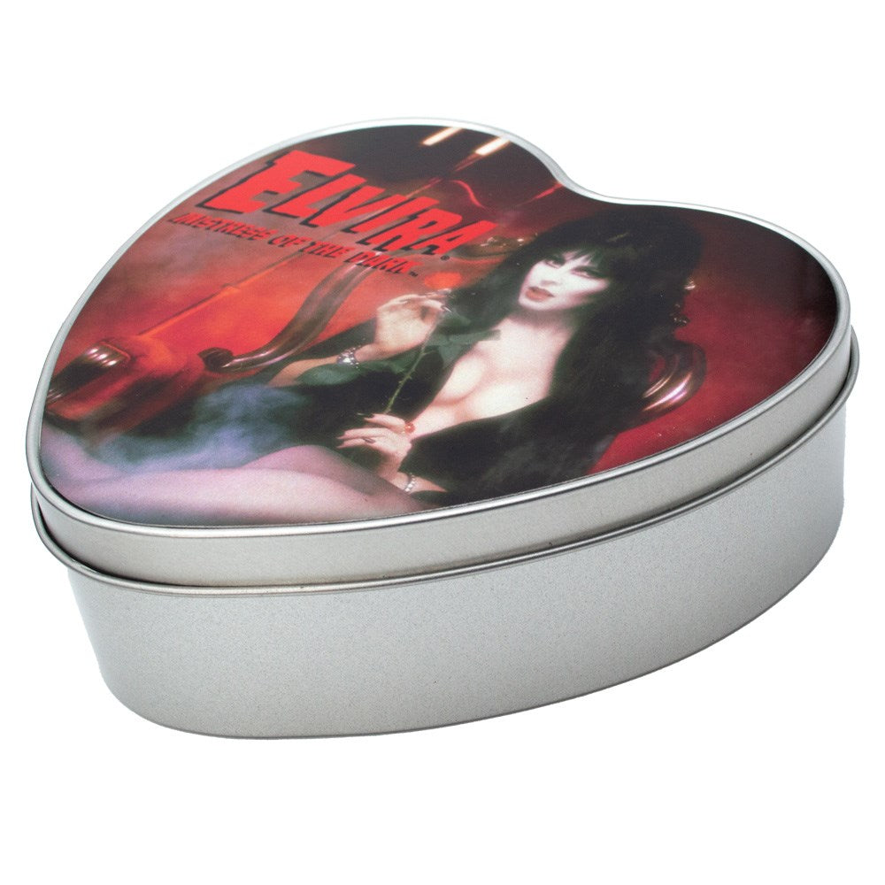 Elvira Rose Chair Heart Shaped Metal Tin